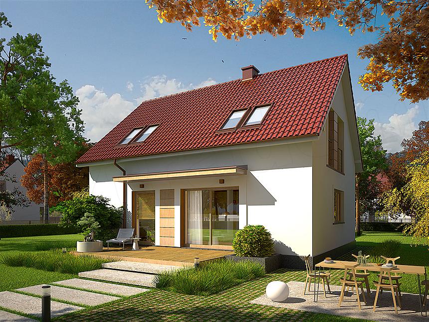 Projekt domu E12 II economic