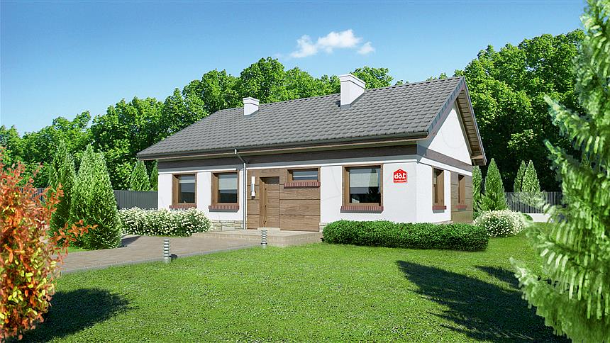 Projekt domu Dom przy Przyjemnej 16 bis