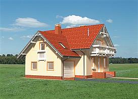 Koliba - murowana – ceramika elewacja