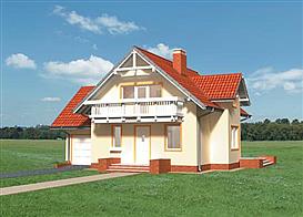 Koliba - murowana – ceramika elewacja