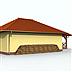 projekt domu G54 garaż dwustanowiskowy z pomieszczeniem gospodarczym i składem na drewno kominkowe