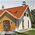 projekt domu Groszek dach dwuspadowy