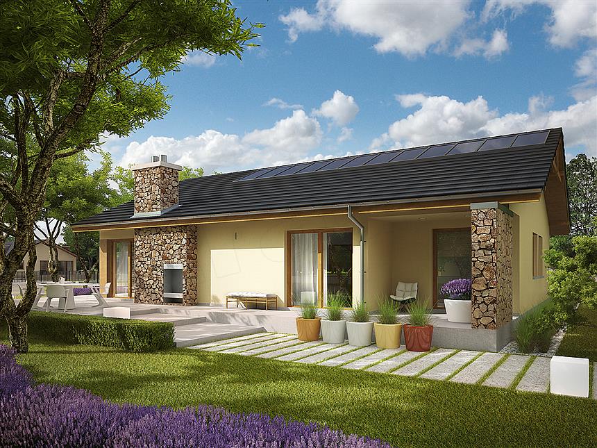 Projekt domu India G2 (wersja B) multi-comfort