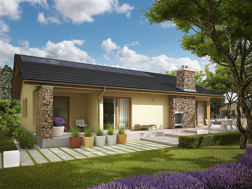 Projekt domu India G2 (wersja B) multi-comfort