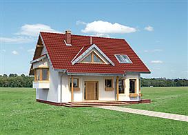 Maja Solo - murowana – beton komórkowy elewacja