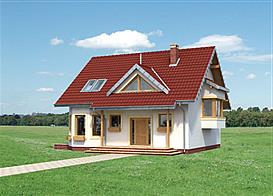 Maja Solo - murowana – beton komórkowy elewacja
