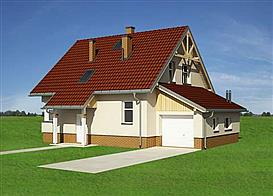 Żonkil Eko - murowana - beton komórkowy elewacja