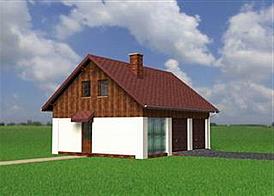 Garaż M4 - murowana – beton komórkowy elewacja