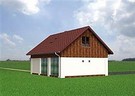 Garaż M4 - murowana – beton komórkowy elewacja