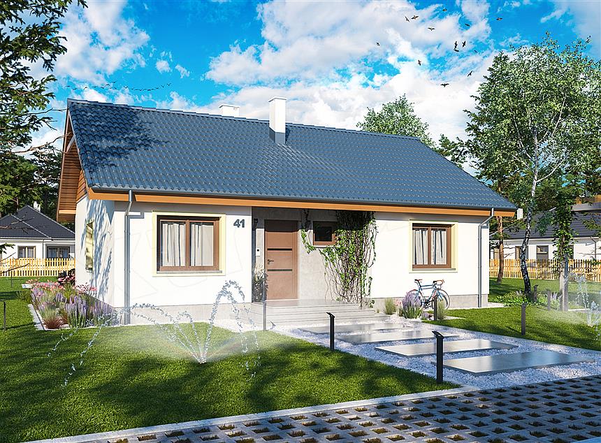 Projekt domu Tobiasz paliwo stałe