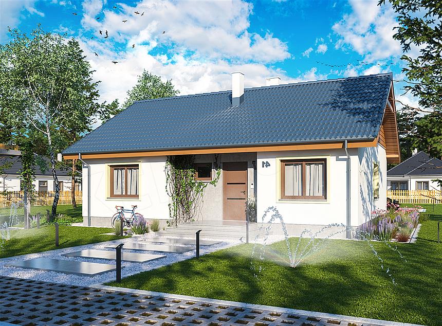 Projekt domu Tobiasz paliwo stałe