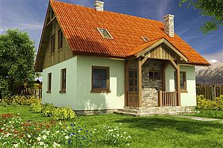 Projekt domu Domek Ciepły (012 SK V1)