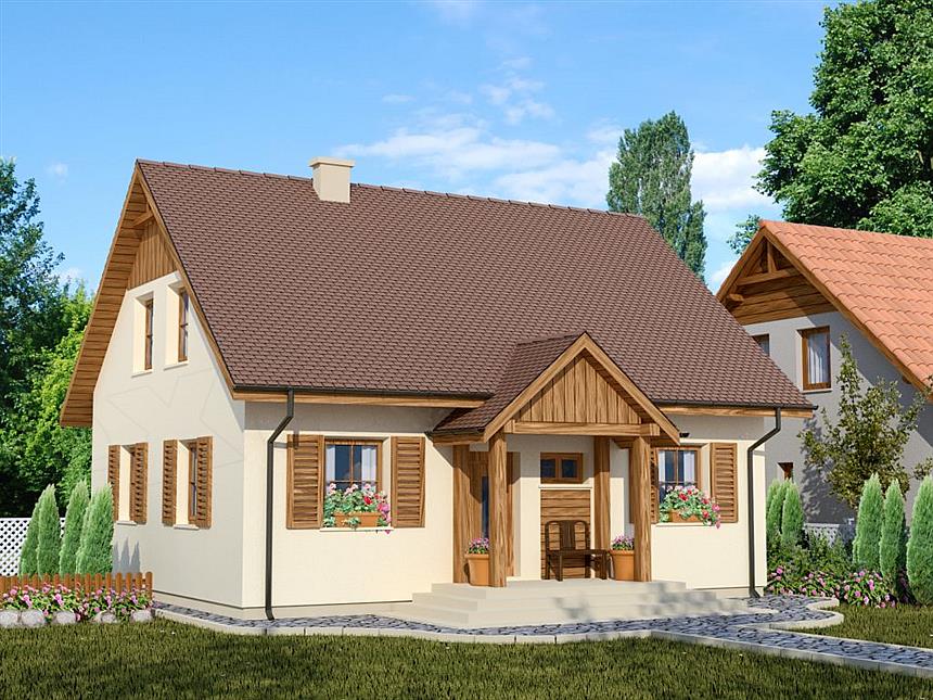 Projekt domu Domek Ciepły (012 ET)