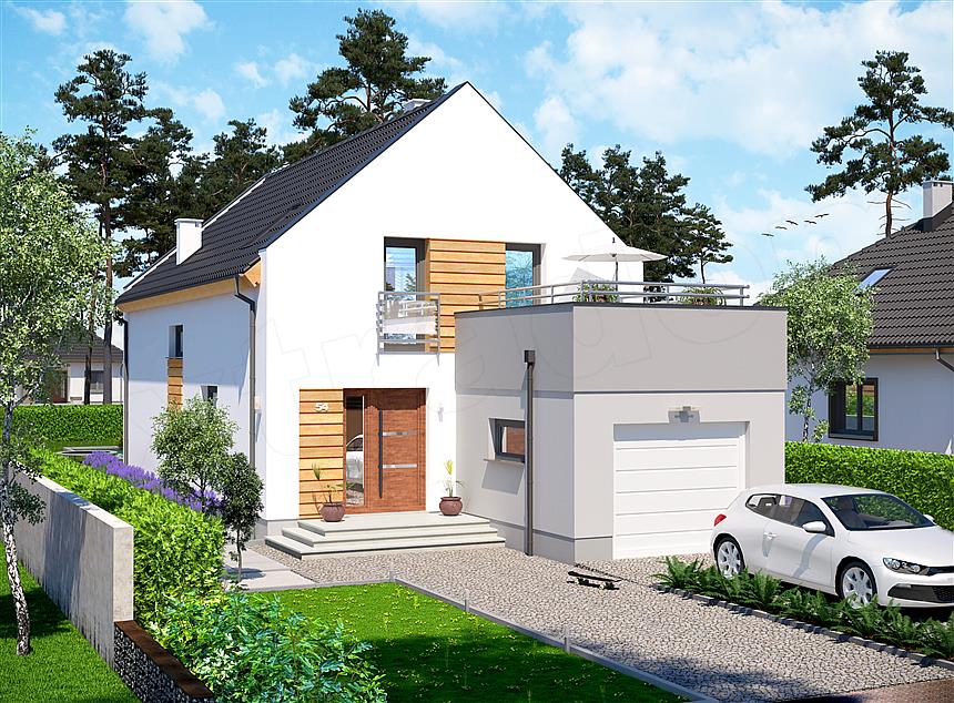 Projekt domu Slim
