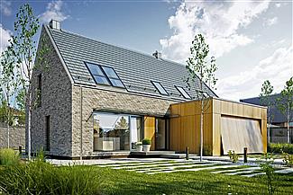 Projekt domu Atrakcyjny 1