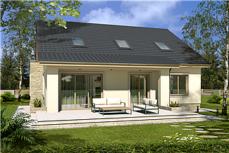 Projekt domu Małgosia D