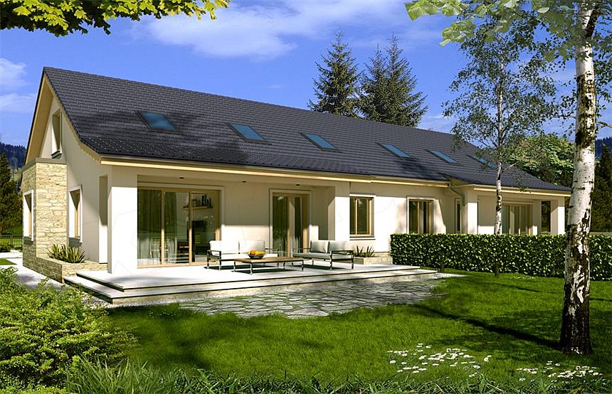 Projekt domu Małgosia A - bliźniak LLL