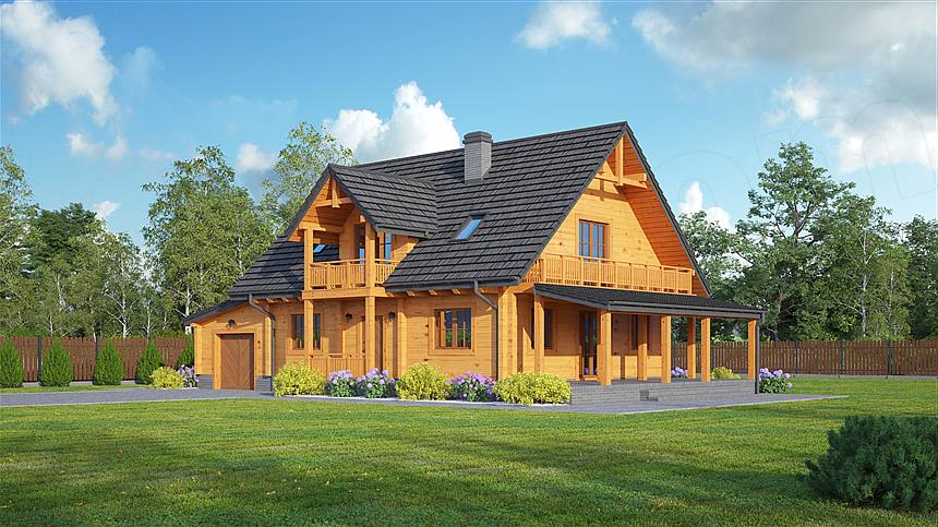 Projekt domu Zawoja duża dw 13