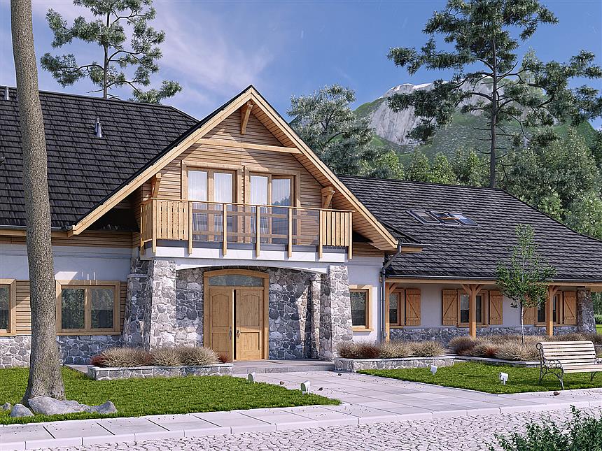 Projekt domu Świerszcz Pensjonat, Hotel, Dom weselny