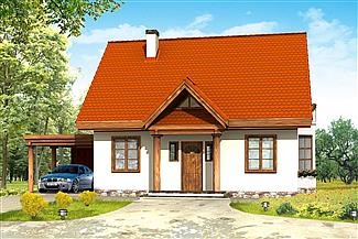 Projekt domu Bajkowy wariant C