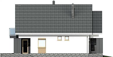 Tosia trend z garażem 1-st. [A] elewacja