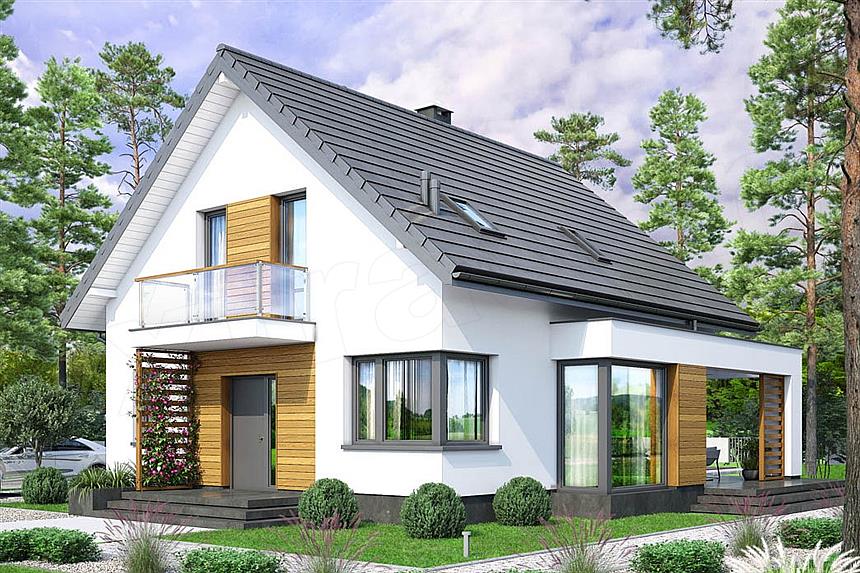 Projekt domu Lungo 4 modern