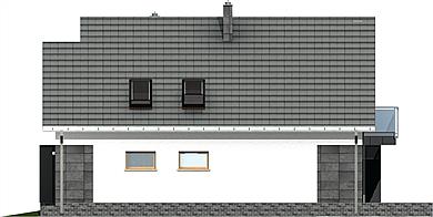 Tosia trend z garażem 1-st. [A] elewacja