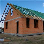 Dach w budowie (więźba)