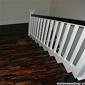 Schody palisander i marmur