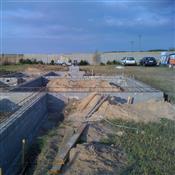 Zbrojenie wieńca fundamentu