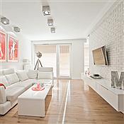 Projekt minimalistycznego mieszkania w Poznaniu autorstwa EG Projekt