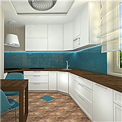 Projekt wielkiej metamorfozy mieszkania autorstwa Red Cube Design