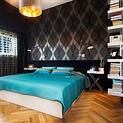 Projekt domu w kolorystyce black & white autorstwa Red Cube Design