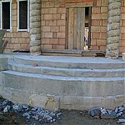 betonowe schody