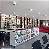 Zdjęcia z realizacji usług firmy Sikora Wnętrza - pracownia projektowa; Biblioteka przy dworcu-Rumia