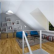 Projekt szeregówki w stylu skandynawskim autorstwa Red Cube Design