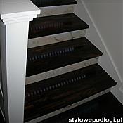Schody palisander i marmur